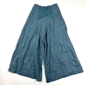 Just Jill India Wide Leg Crop Pants Lagenlook Culottes